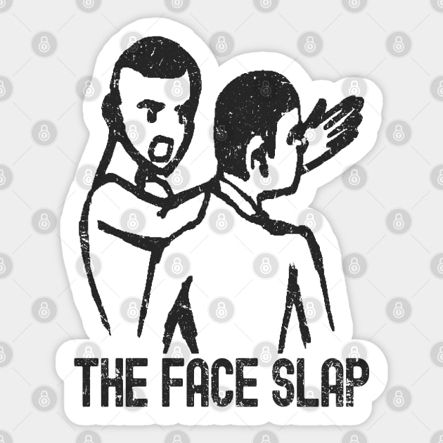 The Face Slap Sticker by Etopix